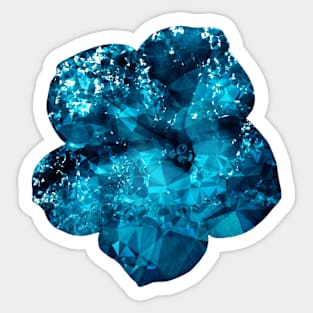 Sapphire flower Sticker